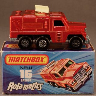 英国 MatchBox公司 new 16 badger rola matics