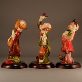 Alternative view of 意大利 Fontanini公司 喜剧丑角 Pierrot３体(无原外盒)