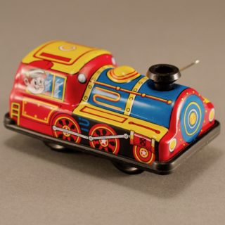 Alternative view of 三幸製作所 蒸気火车 发条动作(无原外盒)