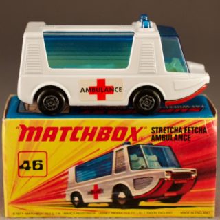 英国 MatchBox公司 new 46 stretcha fetcha 救护车