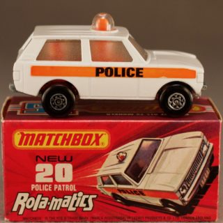 英国 MatchBox公司 new 20 police patrol rola matics