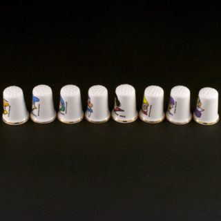 Alternative view of 英国Birchcroft China  瓷器顶针箍（thimble） 白雪公主和七个小矮人