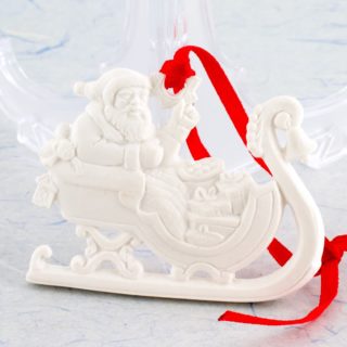 Alternative view of 德国Hutschenreuther 圣诞节饰品　坐雪橇的圣诞老人