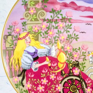 Alternative view of 德国GLORIA BAVARIA  格林童话装饰盘 24K鎏金 “DullGold” 24 Carat