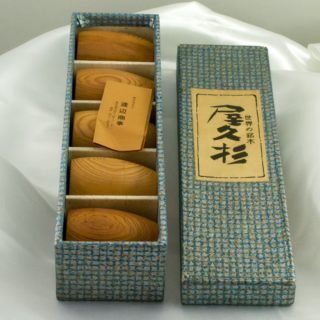 Alternative view of 世界銘木 屋久島杉木杯 5件套