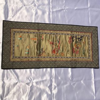 Alternative view of 中国刺绣 室内装飾挂毯  田園風景画