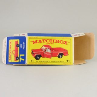 Alternative view of 英国matchbox  JEEP GLADIATOR PICK-UPMERCURY POLICE CAR 1969 series 71