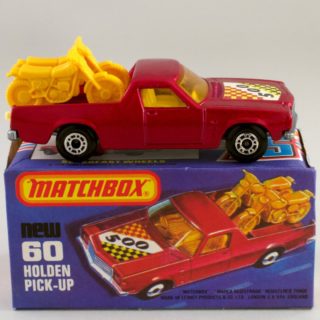 英国matchbox  superfast HOLDEN PICK-UP No.60 75 1977