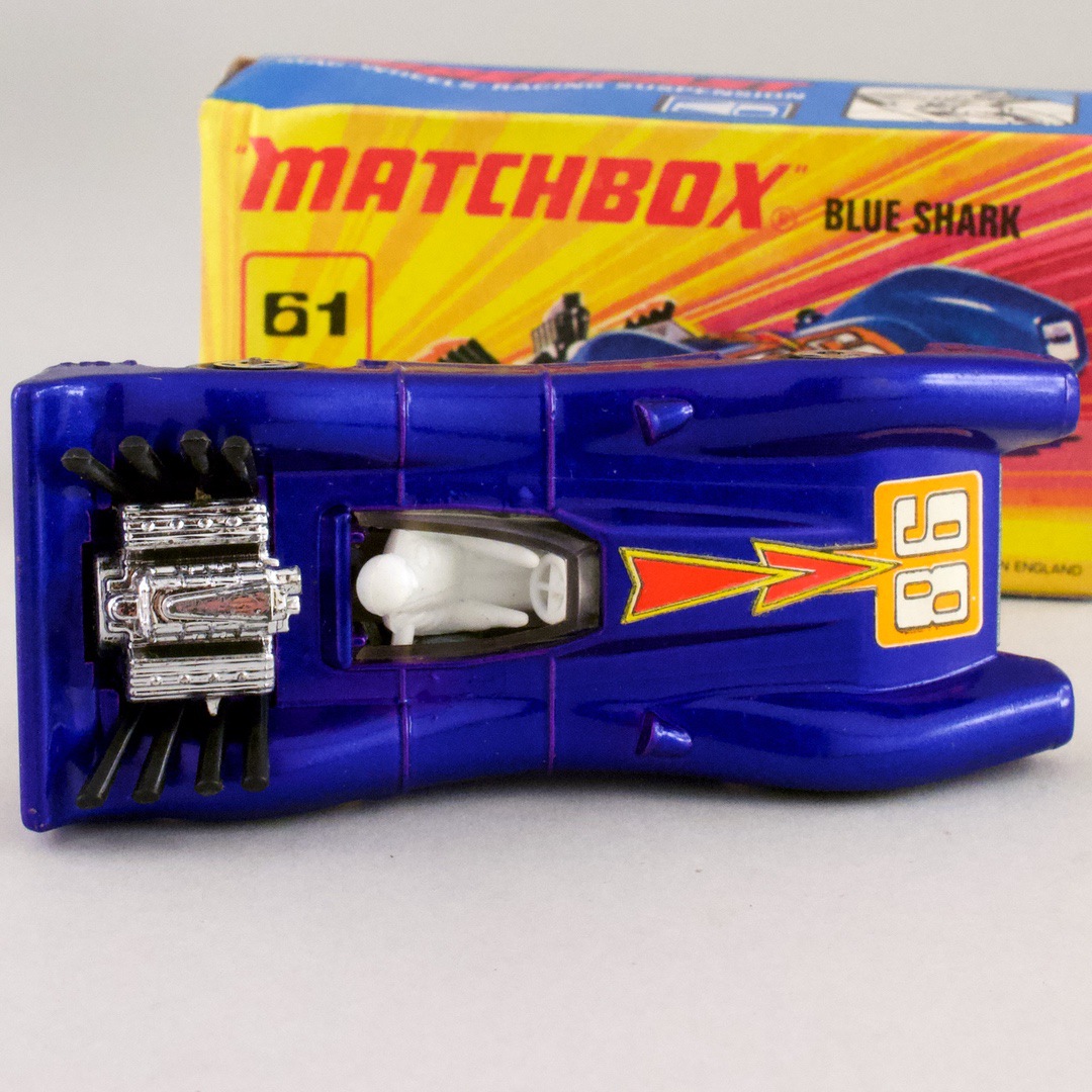 英国matchbox superfast BLUE SHARK No.61 1971 - 此为合同公司泉洋行