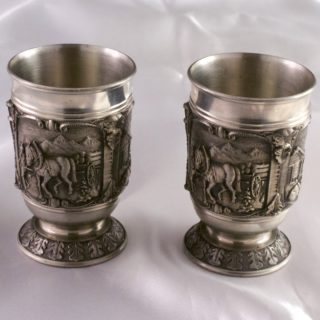 Alternative view of 德国SKS  錫製酒杯 一对