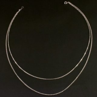 Alternative view of AKII 925银二重项链