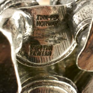 Alternative view of 挪威AS TINN-PER  锡制牙签容器  HANDCAST PEWTER NORWAY