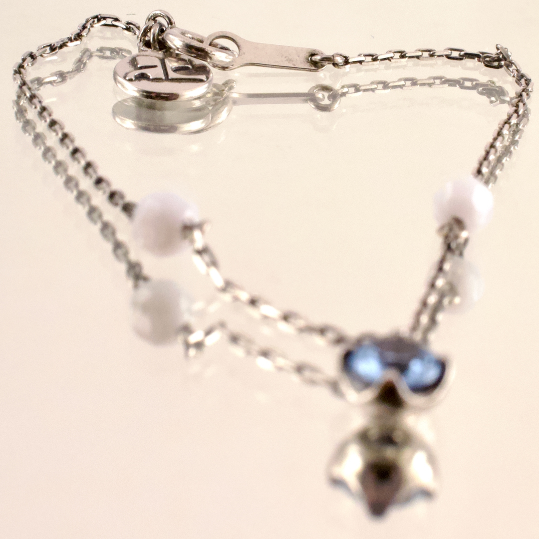 COURREGES 银手链 「SV」「SILVER」「STERLING」刻印 - 画像 (10)