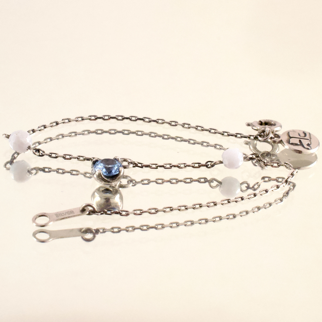 COURREGES 银手链 「SV」「SILVER」「STERLING」刻印 - 画像 (12)