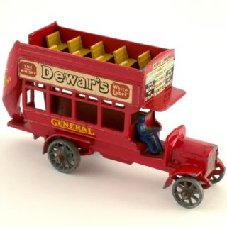 Alternative view of 英国matchbox  B Type Double Decker Bus 1912-1920 Dewars