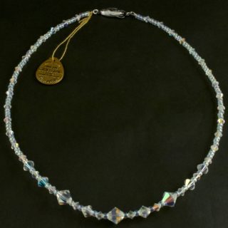 奥地利水晶珠项链 FULL CUT CRISTAL BEADS 「GSILVER」刻印