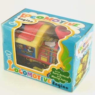 Alternative view of 旧香港LOCOMOTIVE ENGINE A WIND-UP TOY NO.9111  发条驱动