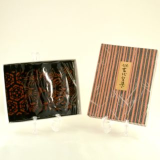 南部古代型染   杯垫5件套